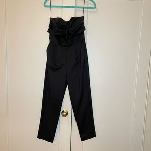 Black Tuxedo Inspired Gianni Bini Jumpsuit